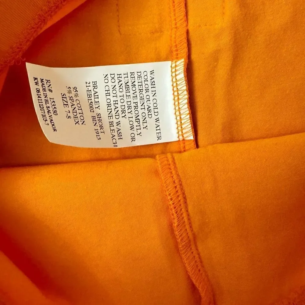 Eleanor Rose Pixie Top Pink Orange Fruit & Brailey Shorts Orange NEW Size 7-8